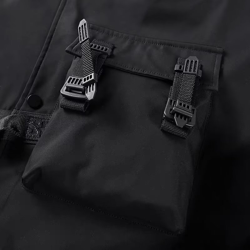 Men's clothing heavyweight bomber jacket men's large size functional jacket workwear Korean style trendy baseball uniform trendy brand_voghion.com