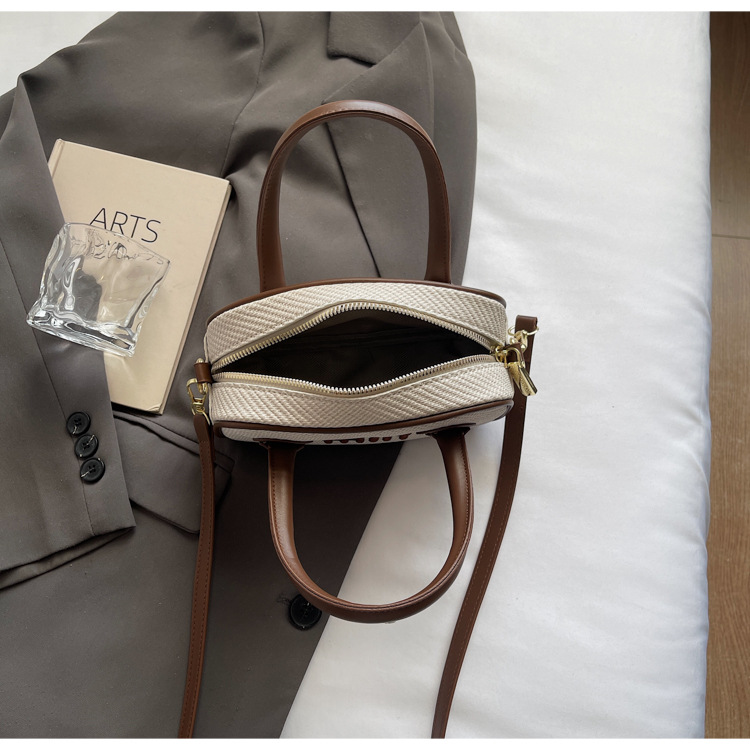 Women's bag 2025 Summer New style trendy and stylish small square bag, Boston retro hand-held pillow bag, single-shoulder crossbody bag undefined