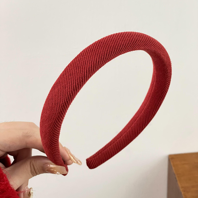 Alta sensación de moda temperamento de cabeza de mujer cabeza alta cabeza lavado cara presión cabello tarjeta de cabello cabello cabello esponja curry universal banda de cabello