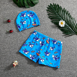 Children's Swimming Trunks Cartoon suit Boys 2025 Summer New Sunscreen Small and Medium-sized Boys Seaside Swimwear Equipment