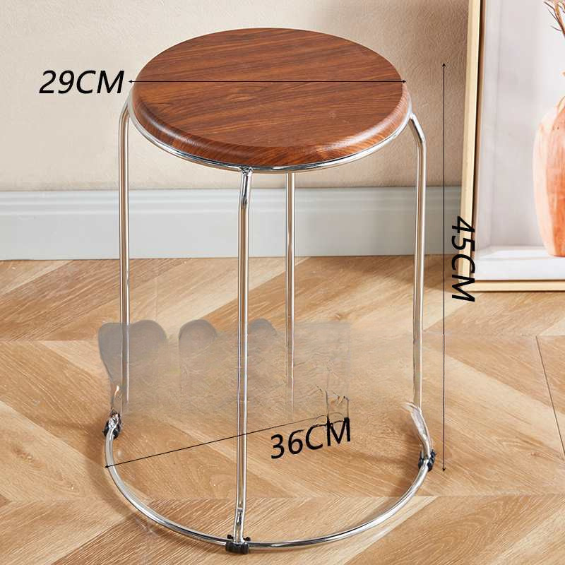 [높이 45cm ] 특두꺼운 4단 브라운 나뭇결(밀도판)