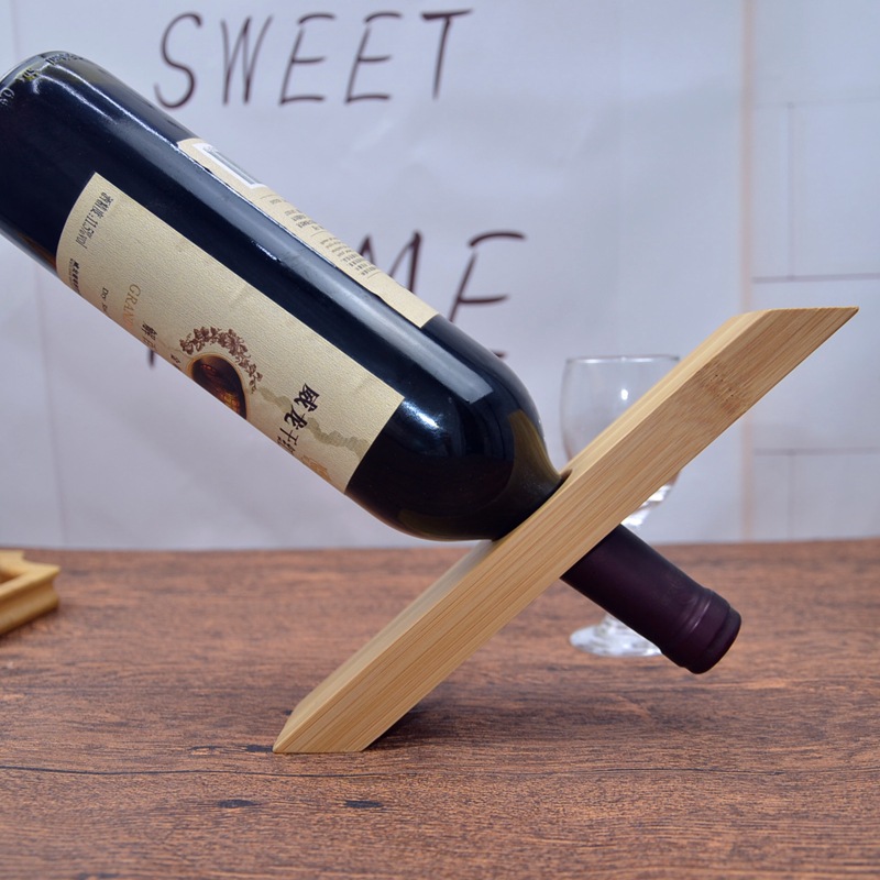 Bamboo wine rack decoration modern minimalist home decoration creative wine rack wine cabinet display rack wine bottle rack