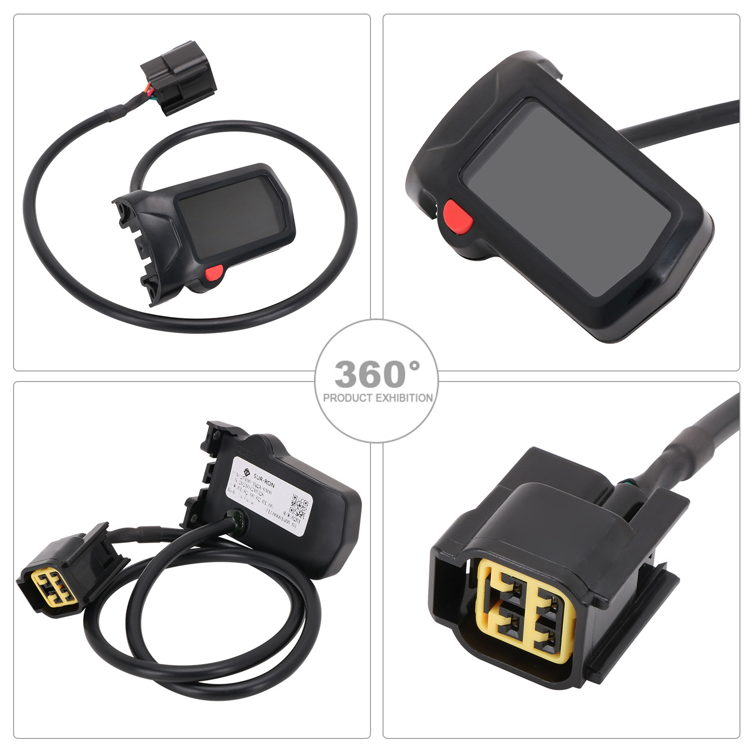 Suitable for Qulong Light Bee S/X Electric Motorcycle Modification Parts, Odometer, Speedometer, Mileage Display Instrument