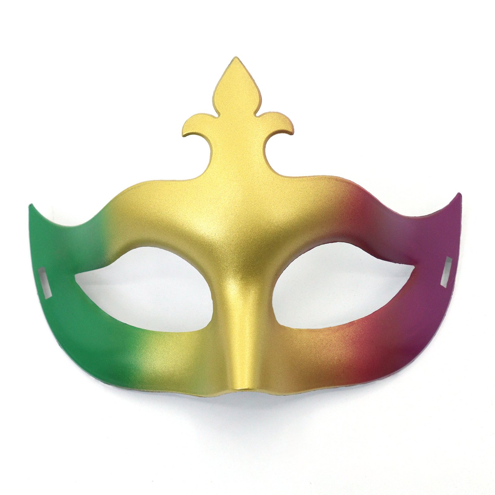 Amazon TK carnaval oro roxo verde tricolor retro máscara de mitad de cara espectáculo de escenario de fiesta máscara de accesorios