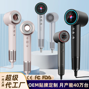 New Leafless High-Speed Hair Dryer High Wind Negative Ion Household Quick-Drying Hair Care Hair Dryer Foreign Trade Wholesale