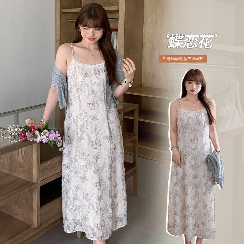  夏  XL-5XL 大きいサイズ カーディガン ワンピース