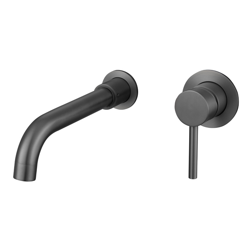 Lavabo redondo swing-pistola gris