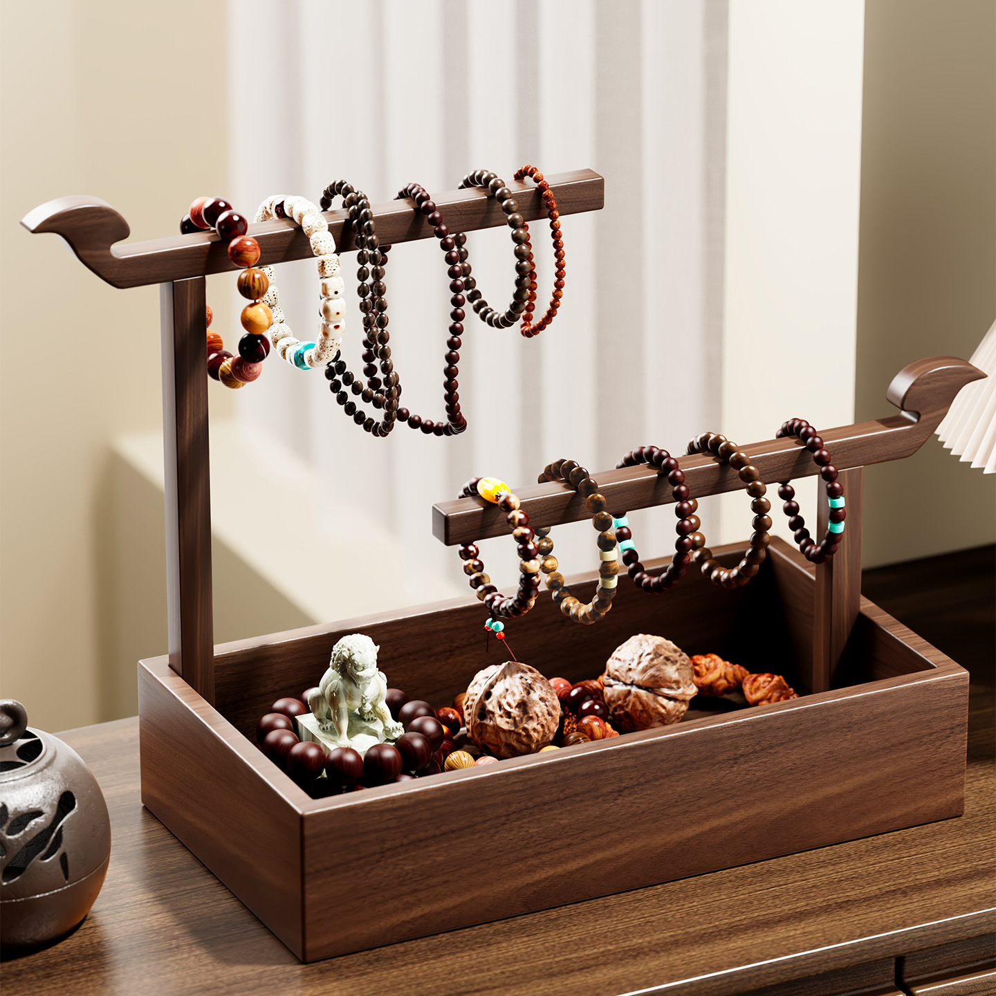 Desktop Hairband Storage Box Jewelry Display Rack Bracelet Watch Storage Rack Hairpin Small Jewelry Keychain Rack