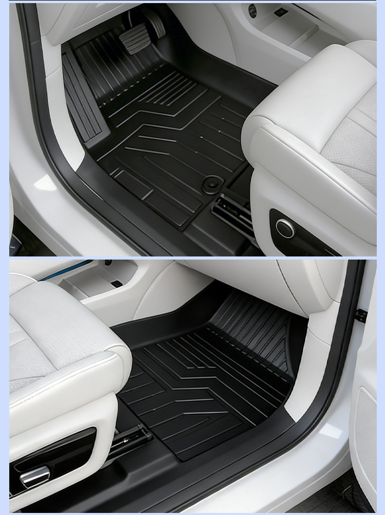 Suitable for Zhiji Ls9 Six-Seater Full-Surround Interior Modification Package, Threshold Waterproof Floor Mat Decoration, Tpe Car Floor Mats