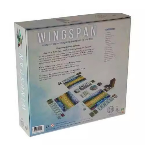 Versión completa en inglés Juego de envergadura Juego de mesa de colibrí Tablero de ajedrez contiene Swift Start Pack en stock