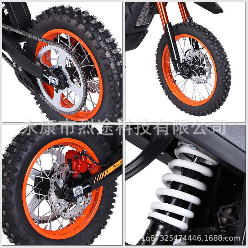 48V2000W Off-Road Electric Motorcycle Two-Wheeled Outdoor Riding Competition Electric Motorcycle Adult High-Speed Off-Road Venue Vehicle