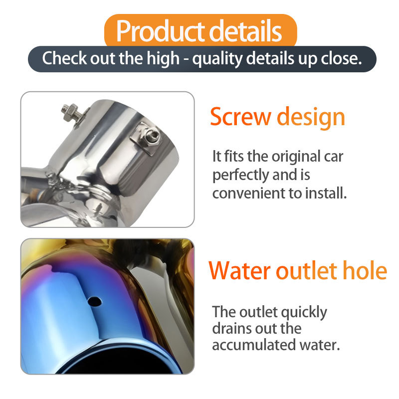 Suitable for Mitsubishi Outlander and Soueast Dx3, Car Accessories Dedicated Exhaust Pipe Tailpipe Decoration