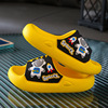 Children's summer high slippers for boys, non-slip cartoon slide suitable for men and women indoor, soft sole