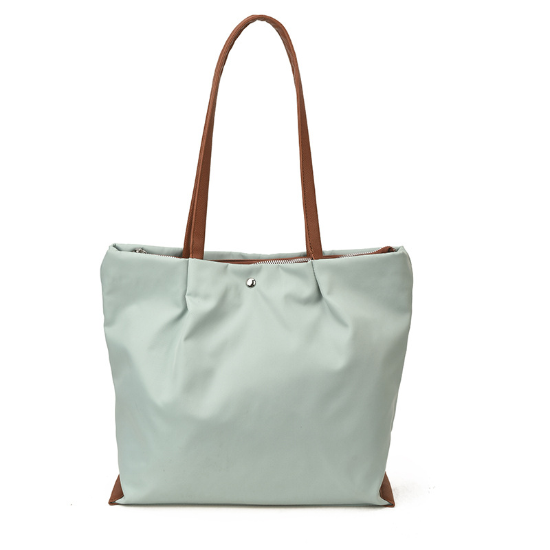 Bolso de tela de nylon de gran capacidad para mujeres 2026 nuevo tipo de bolso de hombro ligero y simple estilo coreano nicho Zhong Commuting Tote image 8