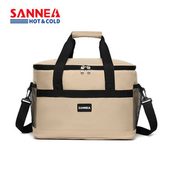 New 3-Neng Cross-Border Insulated Lunch Box Bag, Large Capacity, Thickened, Waterproof, Preserving Cold, Portable Bento Box for Wholesale