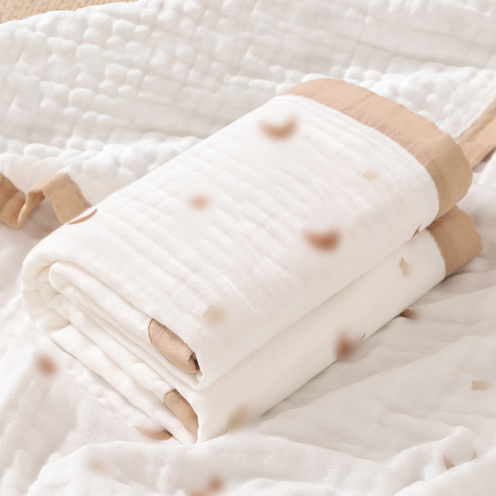 Toallas de gaza para bebés de seis capas de espuma de alta densidad para niños, toallas de baño para bebés, toallas de almuerzo para niños image 25