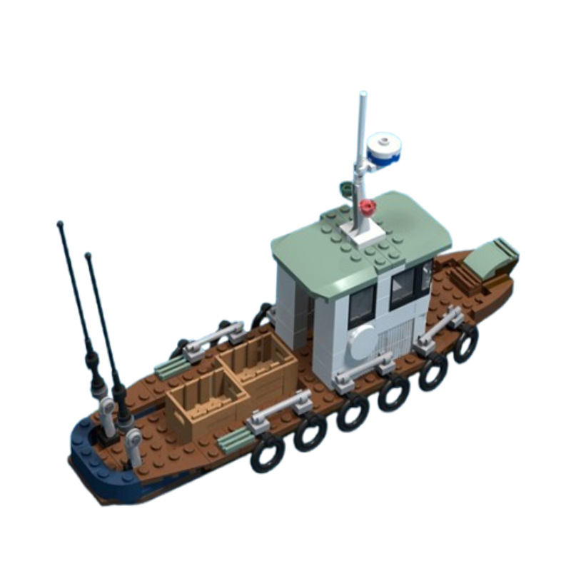 Modelo de barco para construir con bloques para decorar_voghion.com