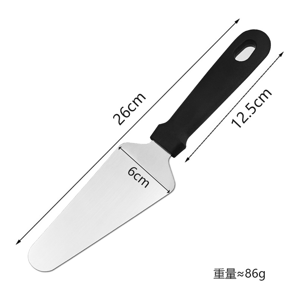 Cuchillo de pizza de acero inoxidable de 3 piezas, cuchillo de pizza, cuchillo de pizza, panquequeca, transferencia de pastel, mango de cuchillo de pizza, conjunto de cuchillo de pizza image 6
