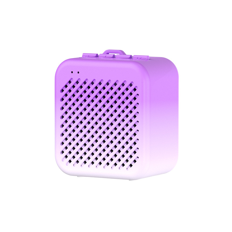 Altavoces Bluetooth portátiles de cable mini subwoofer al aire libre compatible con tarjetas TF para reproducir regalos de color macarón
