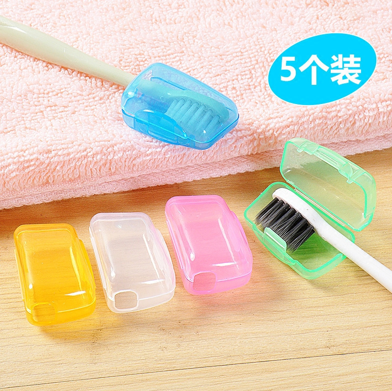 Portátil cubierta de cepillo de dientes viaje portátil lavado caja de cepillo de dientes cubierta de cabeza de cepillo de dientes fabricante de regalo