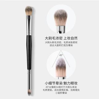 厂家定制双头眼影晕染刷便携眉眼部刷化妆刷软毛不吃粉细节高光刷