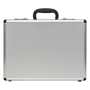 Shandong aluminum box manufacturer aluminum alloy safe box suitcase white diamond pattern password box aluminum alloy password box