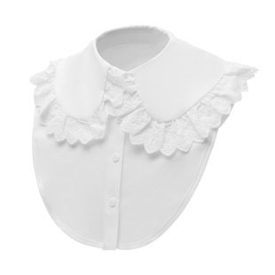Women's fake collar sweater new flower-shaped Korean style doll large lapel all-match decorative collar doll collar