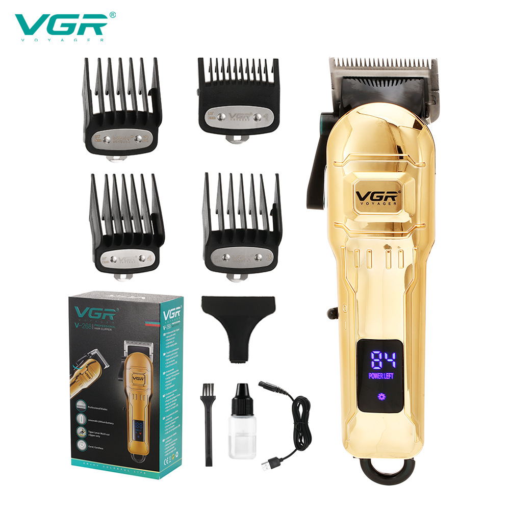 Tagliacapelli elettrico con display digitale LCD, rifinitore per capelli, apparecchio per la cura personale, versione export, tagliacapelli Salmon_voghion.com