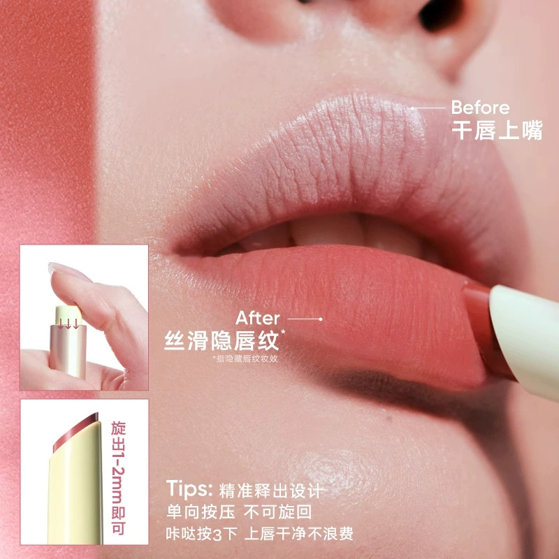 Matte lipstick, lip balm, nude lip gloss, translucent shading, wide color palette