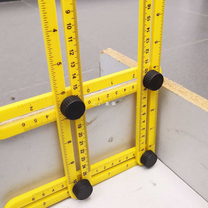 批发角尺高精度多功能拐尺直角尺90度木工折叠活动尺角度尺测量仪