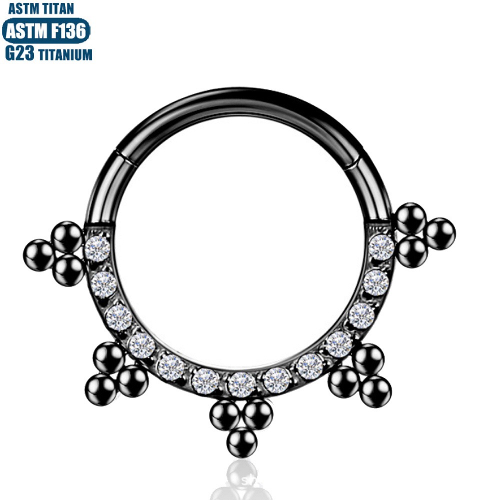 Labret piercing jewelry detail image