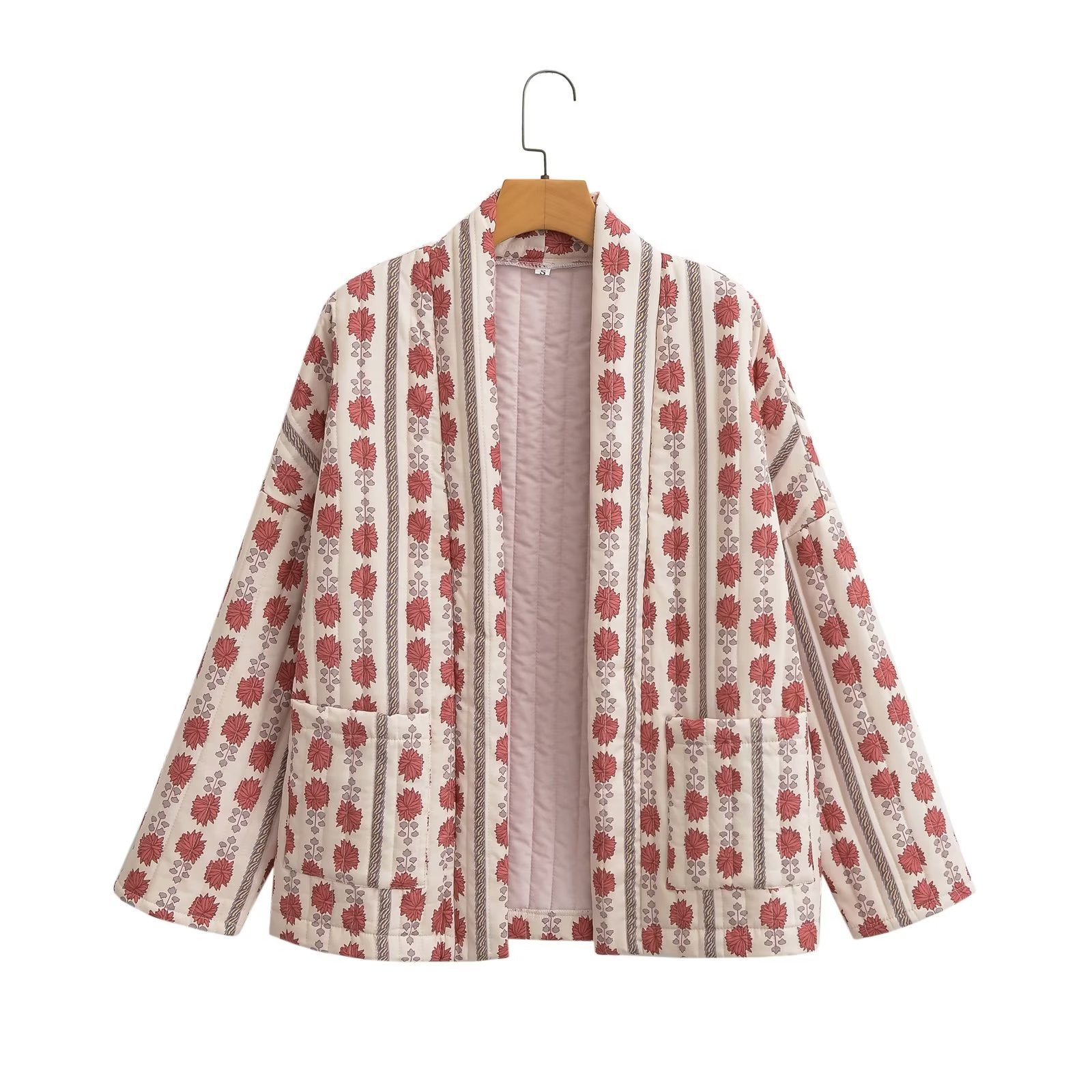 Ethnic Quilted Cotton Printed Cotton Jacket Cotton Jersey