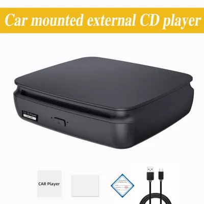 Cross-Border Car-Mounted External Cd Player USB Connection Portable Usb-Cd/Dvd Player Plug and Play (Car CD player)