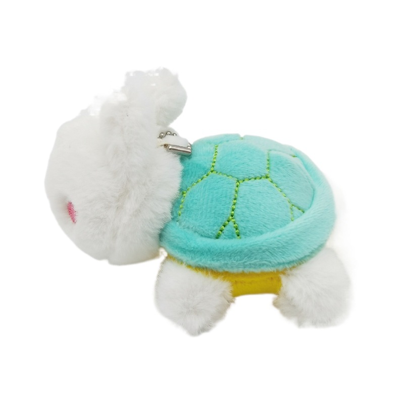 Juguete de peluche peculiar y adorable, adorable colgante de tortuga, amuleto para bolso, llavero, pequeña tortuga de peluche, venta al por mayor con envío gratis.