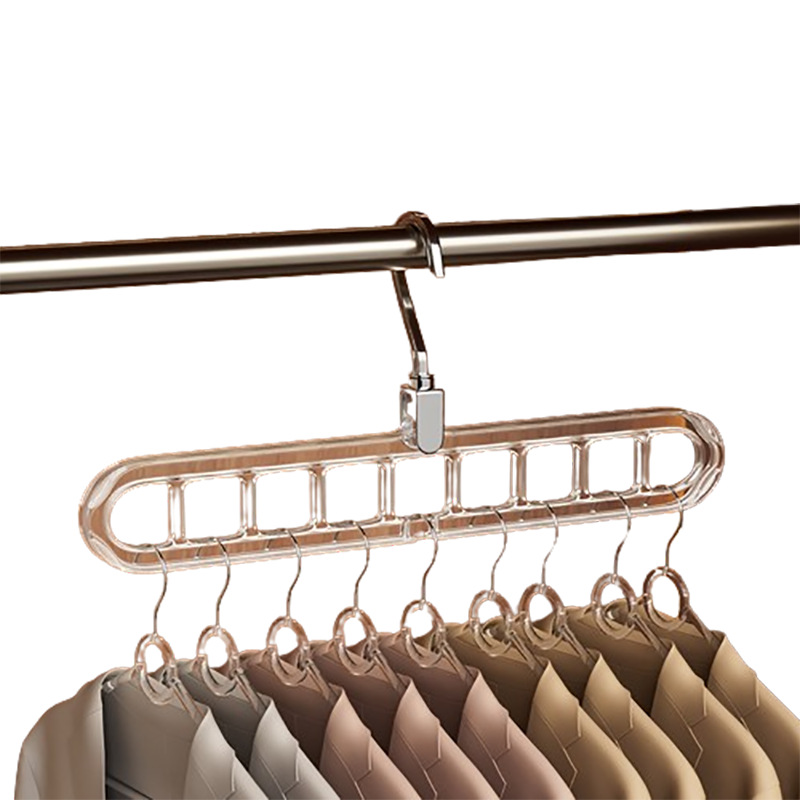 Colgante mágico para ropa doméstica colgante plegable almacenamiento espacio ahorro dormitorio de estudiantes armario colgante percha de secado especial