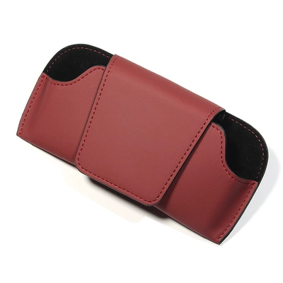 sunglasses case, glasses storage – Car Glasses Clip/Bill Clip - wine-red-a-1-glasses-case