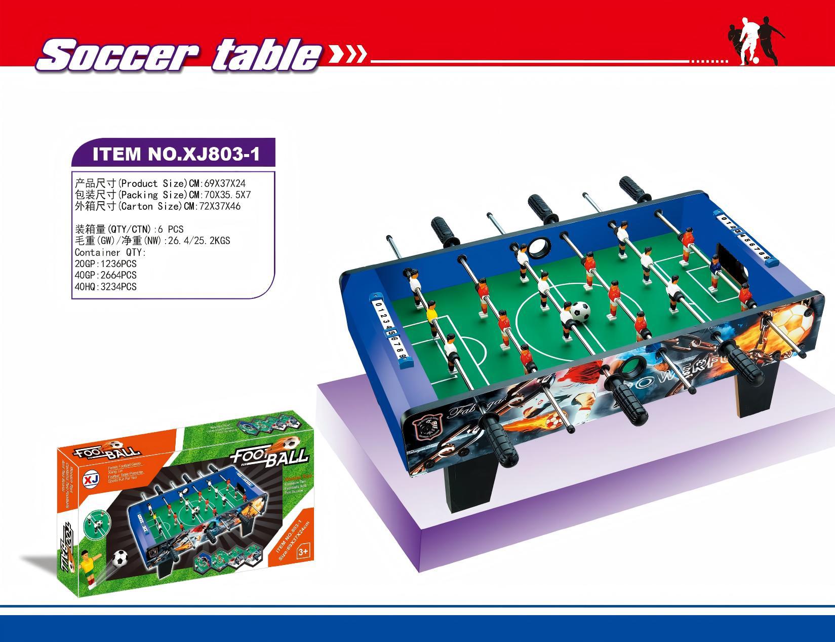 Mesa de fútbol infantil competitivo transfronterizo de cuatro golpes de seis golpes de mesa de fútbol de mesa para dos jugadores contra la mesa de batalla juguetes interactivos de ocio para padres e hijos