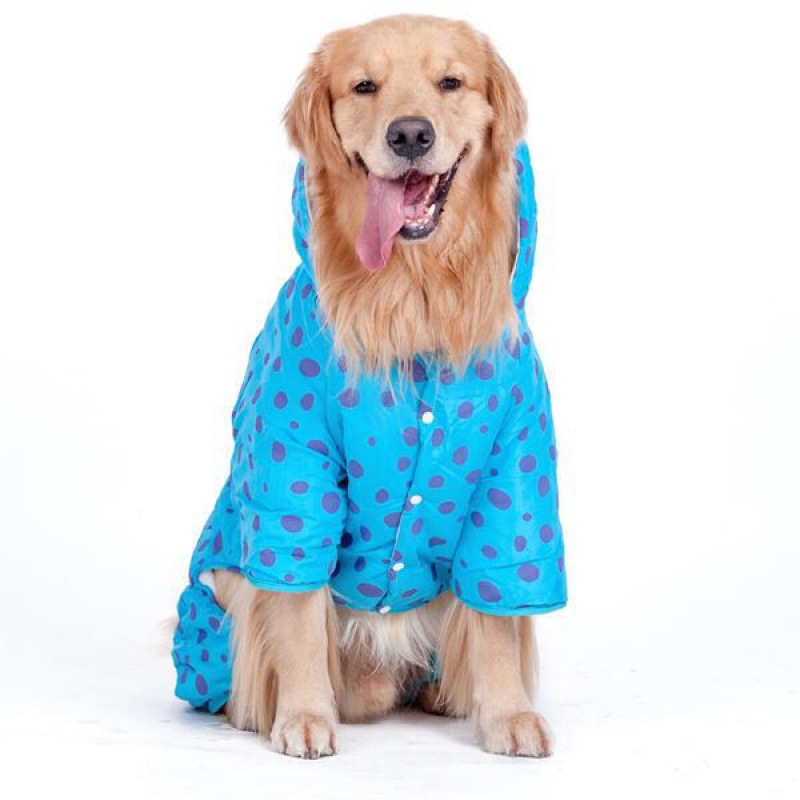 개 모든 것을 포함하는 옷 SAMOYED 골든 리트리버 큰 애완견 가을과 겨울 옷은 면화 패딩 개 옷을 결합하여 가을과 겨울