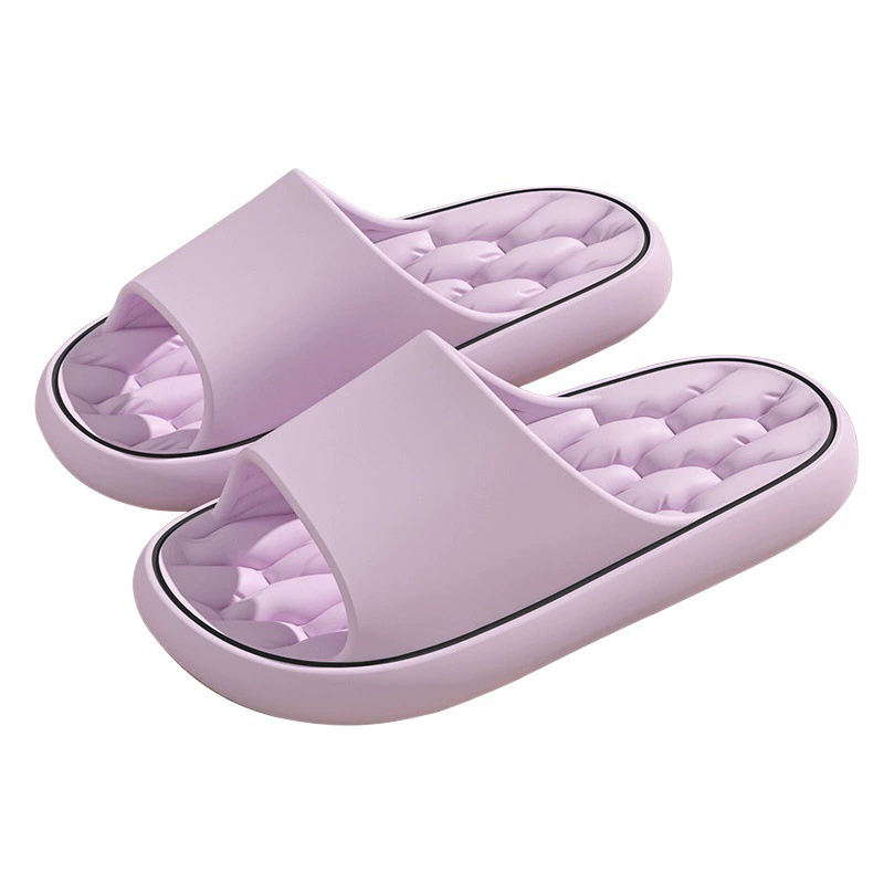 Женские сандалии на толстой подошве из ЭВА с водоотводом, тапочки с мягким амортизирующим эффектом, летние домашние нескользящие тапочки для пар, мужчин.
