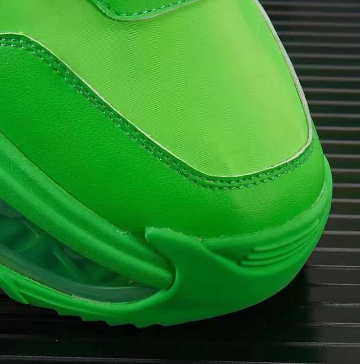 Zapatos de hombre Zapatos de lona para papá Estilo de verano Transpirable Moda Zapatos de suela gruesa que aumentan la altura zapatos deportivos casuales con cojín de aire de palma completa_voghion.com