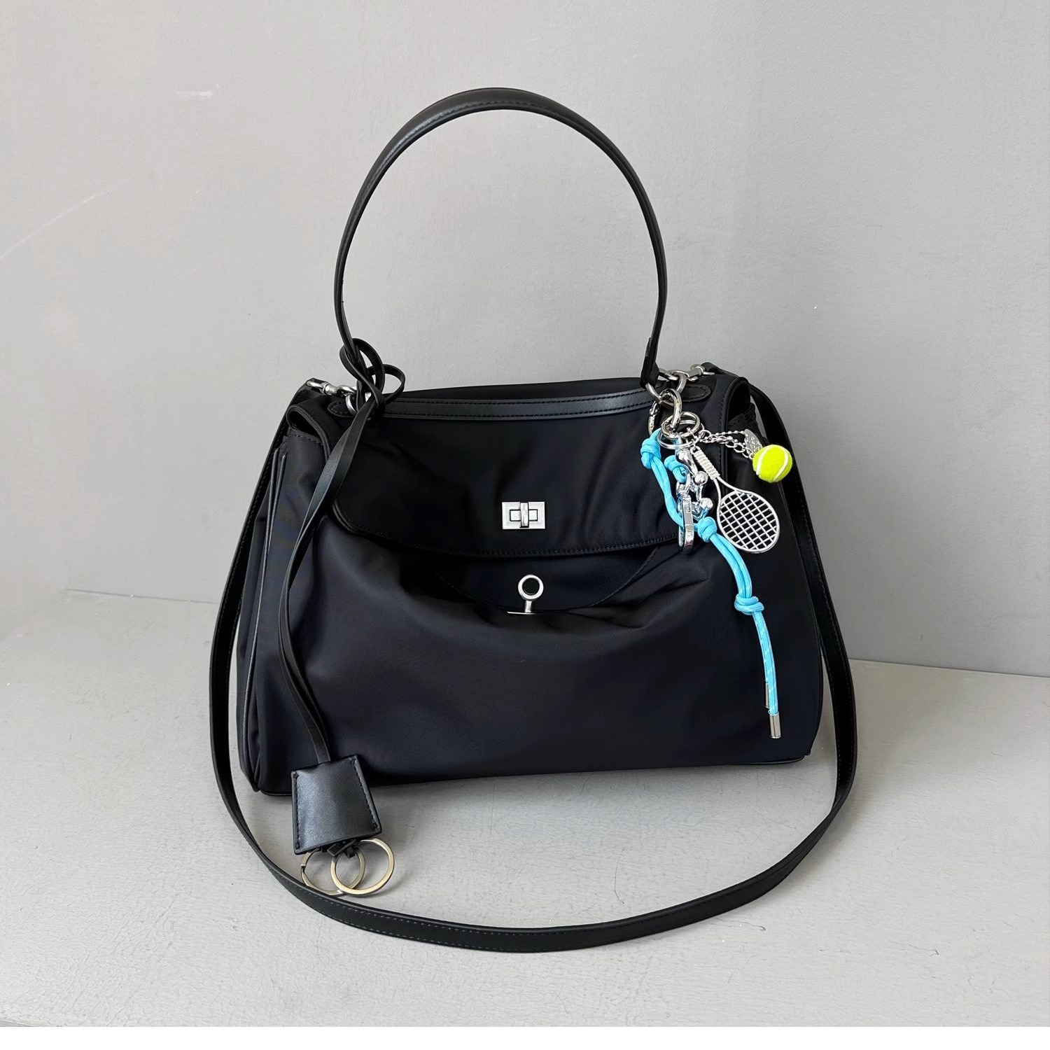 Bolsa de tela de nylon rodeo tote bolsa axila de cercanías de gran capacidad para mujeres bolsa de sentido superior conocimiento de embarque a mano hombro bolso Kelly