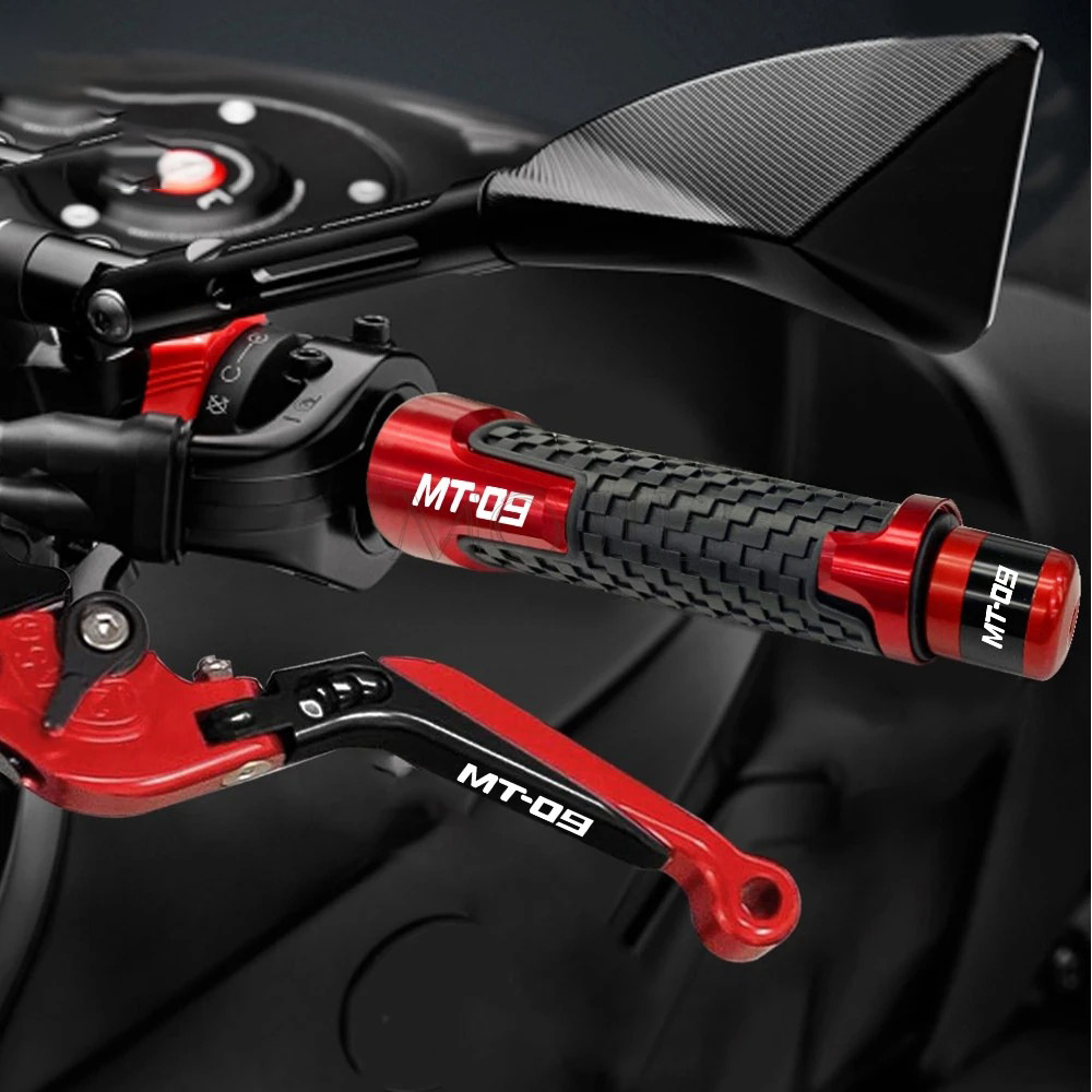 Motorcycle MT-09 Modified CNC Brake Clutch Handle Lever Handlebar Grip Plug Set 13-21