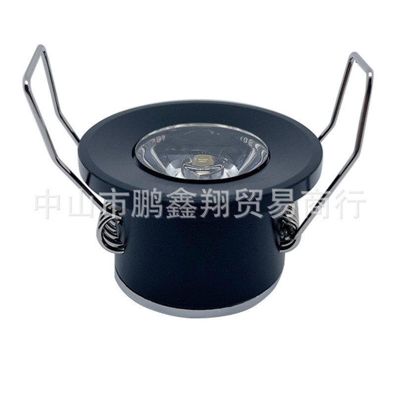 1w3w mini ojo de buey LED pequeño foco de estand abierto incrustado en la lámpara de vino concentrador 110V bajo voltaje DC12V24V