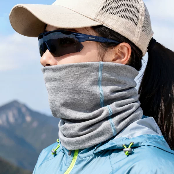 Summer thin neck warmer for men and women, multifunctional neck scarf, neck protector for air-conditioned rooms, windproof, couple's scarf, sun protection