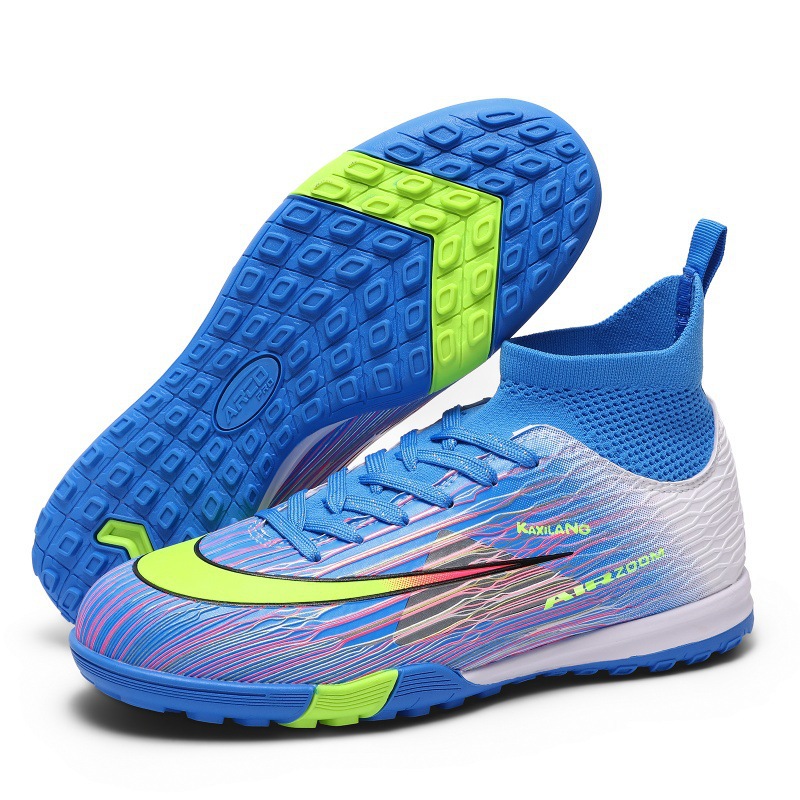 Zapatillas de Fútbol de Caña Alta TF de TPU Equilibrio para Césped Artificial y Fútbol