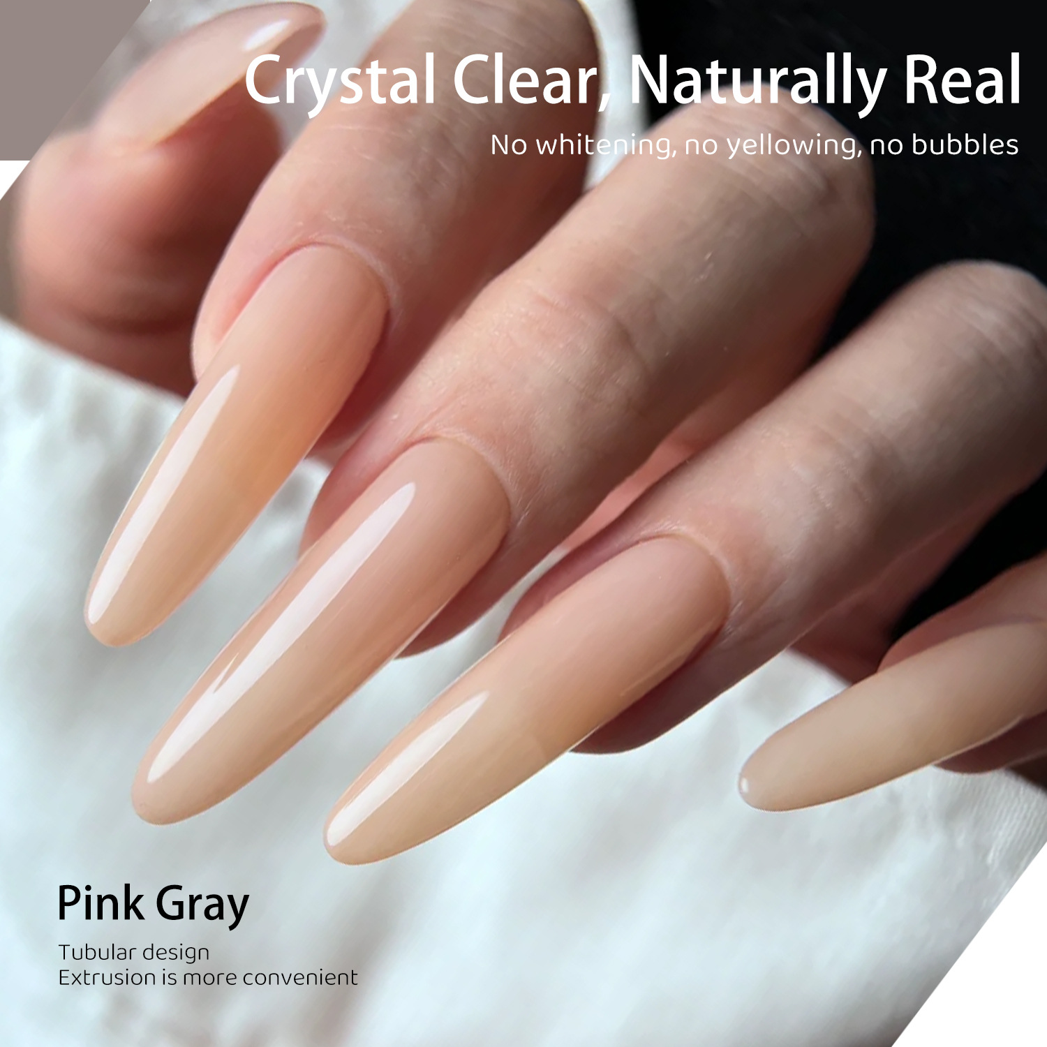Gel de Extensión para Uñas Color Nude Claro Secado para Salón de Manicura image 5