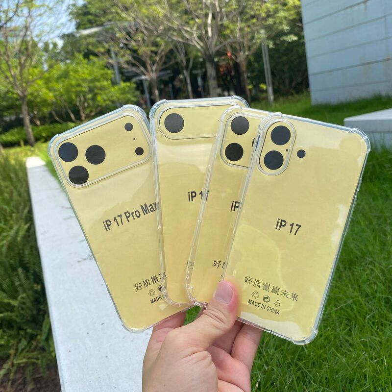 Fourth Generation Anti-Fall Transparent Tpu Mobile Phone Case Suitable for Iphone17 Apple 17Pro/17Pro Max/17Air Fourth Generation Anti-Fall Transparent Tpu Mobile Phone Case Suitable for Iphone17 Apple 17Pro/17Pro Max/17Air