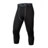 Gray line cropped pants