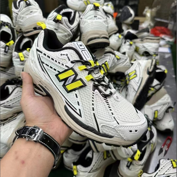 莆田ランニングシューズ NB1906 ホワイトシルバー通気性液体銀増強ダッドシューズ男性と女性のカジュアルスポーツシューズファッション|undefined