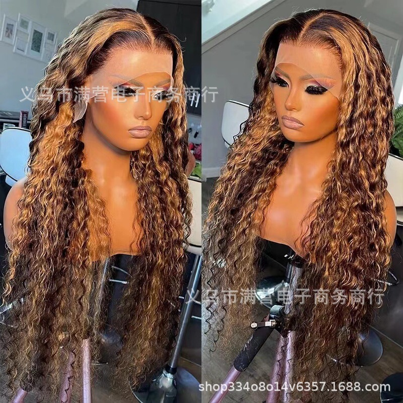 front lace wig 13x4lace frontal wigs human hair wig african small volume wig set